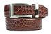 Alligator Coffee Premium Reptile Leather Belt with Automatic Buckle - Nexbelt Ratchet System Technology