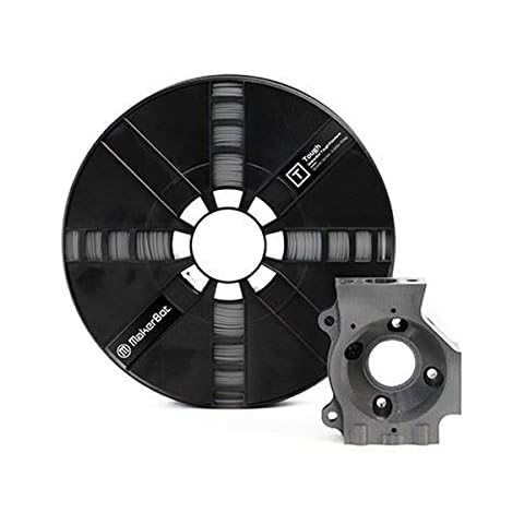 MakerBot MP06997 Large Tough Precision Model Material 3D Printing Filament Spool for Replicator+ 3D Printer with Non-Toxic Resin, 1.75mm Diameter (Slate Gray) Cover