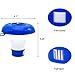 WWD POOL Chlorine Dispenser for Pool, Floating Mini Spa Chemical Dispenser Chlorine/Bromine Tablet Floater1 Inch Tablets Holder Idea for Spa Hot Tub Inflatable Pool [ Foldable ]