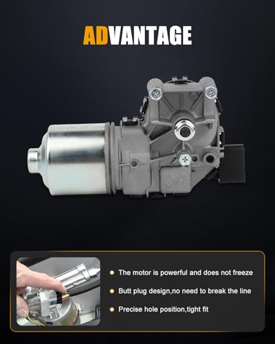 Image of ROADFAR Front Windshield Wiper Motor Fit for Volkswagen for Jetta 2011-2015 | Fit For Volkswagen For Jetta 2011-2015|Replace 5C7955113D|4 Pins