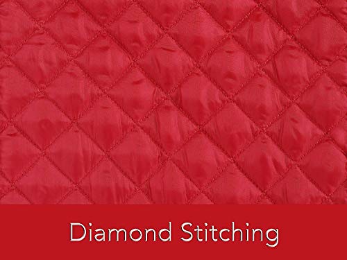 Kitchen Mixer Cover, Hanhan Leather Stand Mixer Cover Organizer Bag Gadget Tool with Diamond Collection for Kitchen Mixer to Keep Clean and Safe (Red)