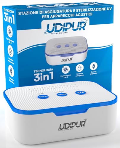 Udipur Estación de secado para audífonos