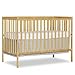 HZANHY 5-in-1 Baby Crib,Convertible Crib, Baby Crib, Converts from Baby Crib to Toddler Bed, Daybed and Full-Size Bed Frame, Fits Standard Full-Size Crib, Baby Bed Natural (Mattress not Included