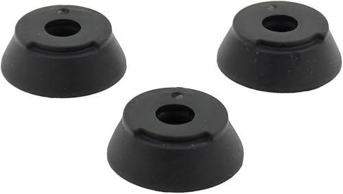 Miniatura 2 de Lifeswonderful - Juego de 3 puntas de bastón de goma atornilladas de repuesto, adecuadas para bastones de senderismo Hurrycane Freedom Edition