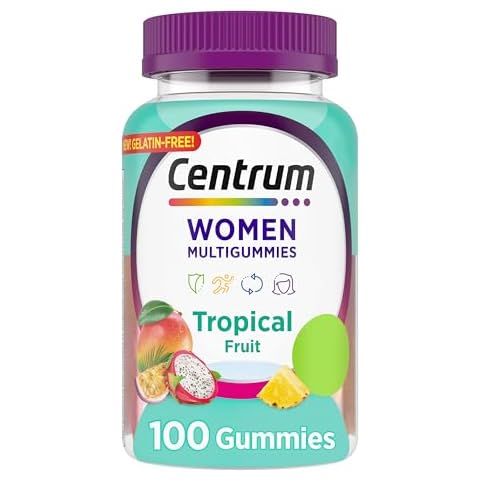 Centrum Women's Multivitamin Gummies, Tropical Fruit Flavors Cover