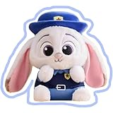 MINISO Disney Zootopia Citizen Series Judy Nick Sitting Doll Stuffed Toy Soft Cute Collectible Birthday Gift (Judy)
