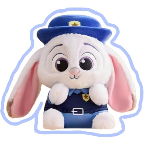 MINISO Disney Zootopia Citizen Series Judy Nick Sitting Doll Stuffed Toy Soft Cute Collectible Birthday Gift (Judy)