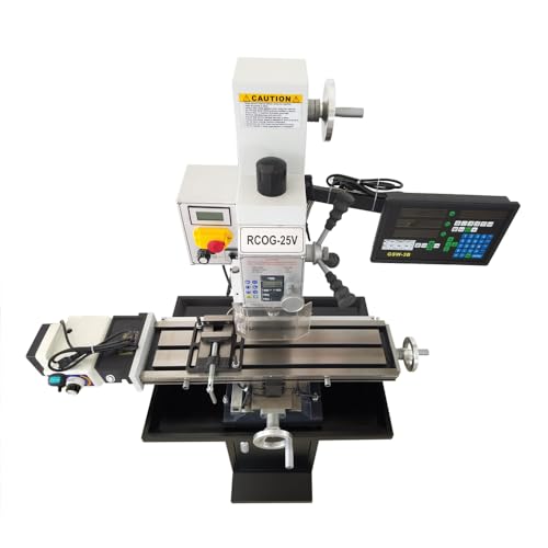 WYDDDARY Mini Drilling and Milling Machine Vertical drill and mill 0.9" 1100W Brushless High Precision Milling and Drilling Machine R8 Spindle Taper with Supporting Base 110V - Image 9