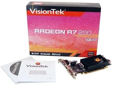 VisionTek Radeon R7 250 1GB GDDR5 (DVI-D, HDMI, VGA) Graphics Card - 900685
