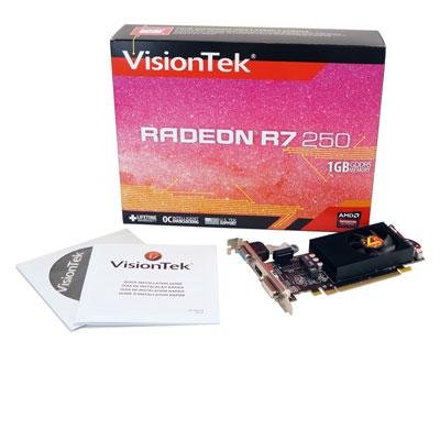 VisionTek Radeon R7 250 1GB GDDR5 (DVI-D, HDMI, VGA) Graphics Card - 900685