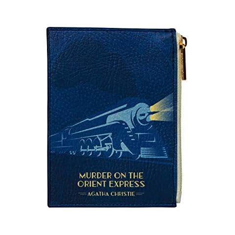 Murder on The Orient Express by Agatha Christie Book Themed Coin Purse for Book Lovers - Ideal Literary Gifts for Readers & Bookworms - Coin Pouch Wallet for Women by Well Read Cover