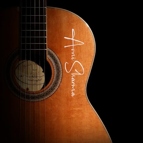 Image of Custom Personalised Name Vinyl Sticker for Laptop, Guitar, Computer, Notebook, Aesthetic Cursive Script Style, White