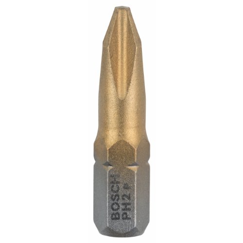 Bosch Accessories 3 Pièces Jeu de Embouts de Vissage Max Grip pour Vis Cruciformes, PH2 Epaisseur, 25mm Longueur