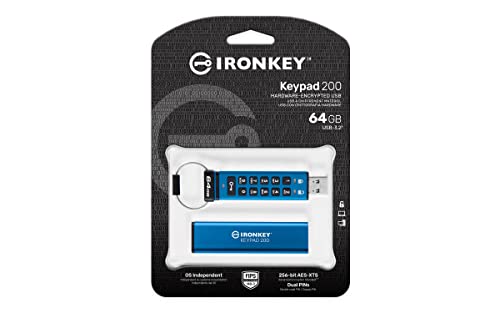 Kingston IronKey Keypad 200 Type -A hardware-encrypted USB Flash Drive FIPS 140-3 Level 3 (Pending) with XTS-AES 256-bit Hardware Encryption - Image 4