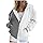2025 Sweat A Capuche Femme Zippé,La Mode Épissure Double Couleur Manches Longues Chic Streetwear avec Poches,Oversize Grande Taille Veste Hoodie Automne Hiver Coton Veste Noir Femme Sweat