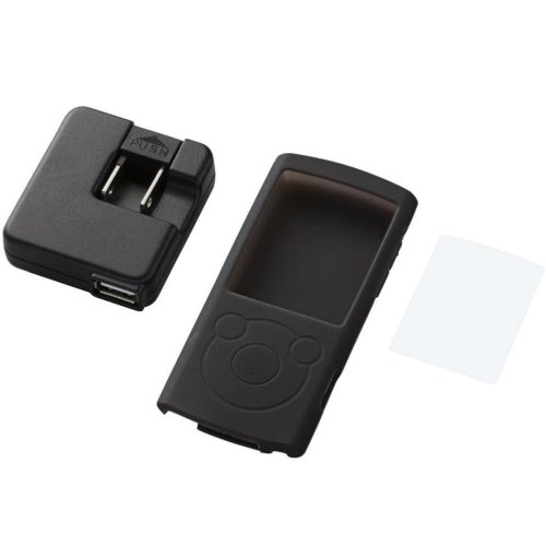 ELECOM 2011N SONY Walkman SV[YpAC[dtVRP[X tیtBt ubN AVS-S11ACBK