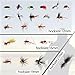 Fly Fishing Flies Assortment Kit with Fly Box, 100PCS Dry/Wet Tenkara Flies, Streamers, Nymph, Popper for Trout Salmon Bass Steelhead Fly Fishing Kit