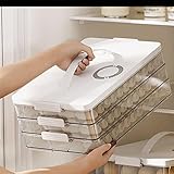 Eggs Storage Container for Refrigerator, Eggs Trays Drawer Type Eggs Storage Box Container, Large...