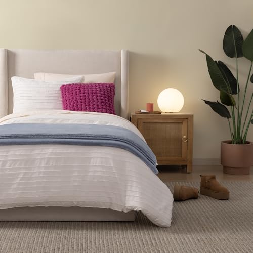 Image of UGG Whitecap Twin Blanket, Plush Fleece, 66 inch x 90 inch, Blue
