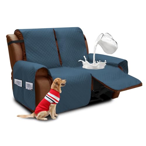 XINEAGE Water Resistant Recliner Cover 2-Seat Recliner Slipcovers for Pet
