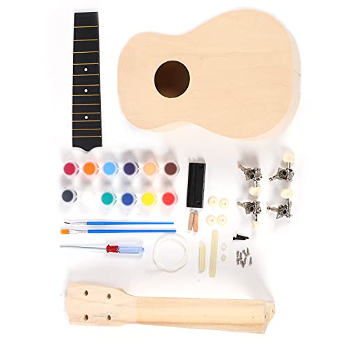 Kit ukulélé bricolage 21 pouces, kit ukulélé bricolage 21 pouces Instrument en bois à peindre à la main à 4 cordes pour… - Les Beatles, Paul McCartney, John Lennon, RIngo Starr, George Harrison Kit ukulélé bricolage 21 pouces, kit ukulélé bricolage 21 pouces Instrument en bois à peindre à la main à 4 cordes pour… – Image 8