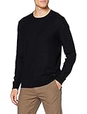 Buegeln geringe Hitze Stufe 1 BOSS Mens Komallo Pullover Sweater, Black (1), S