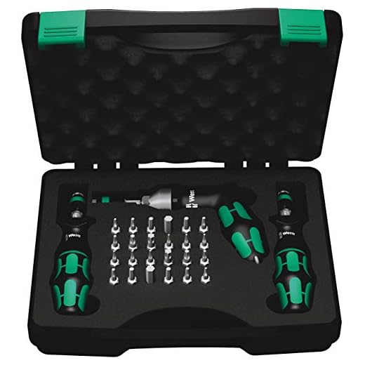 Wera 7440/41/42 Kraftform Drehmomentschraubendreher-Satz, 27-teilig, 05074739001