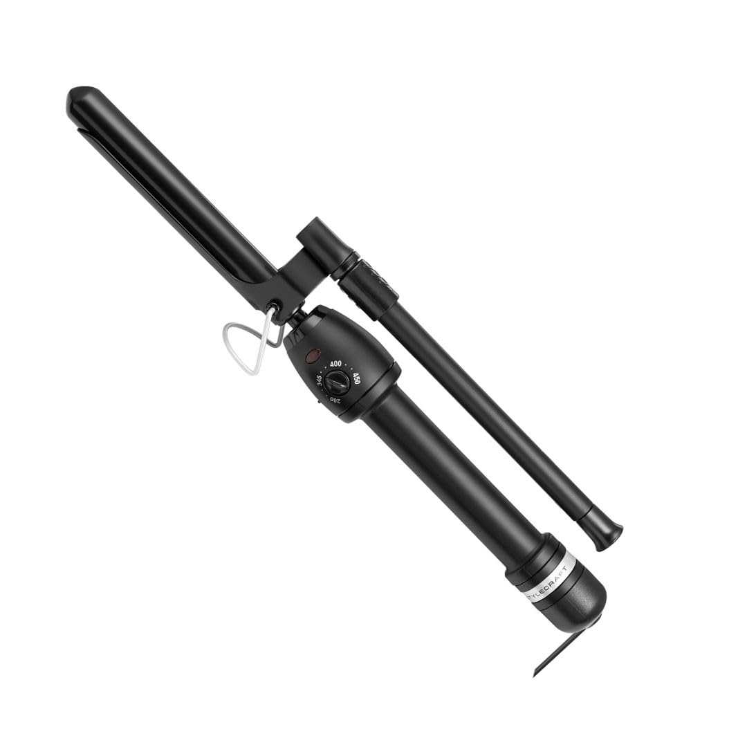 Stay-Temp - Plancha rizadora Marcel de oro negro de 3/4 pulgadas