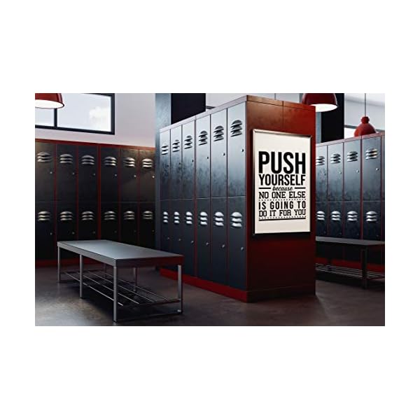 Gym Room Wall Decor | Motivational Posters for Office | Decor Inspirational Motivation | Sports Quotes | Wall Decal | A3-16.5"x11.7" no Frame