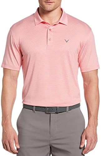 Callaway Performance Golf Polo, Sunkiss Coral,M