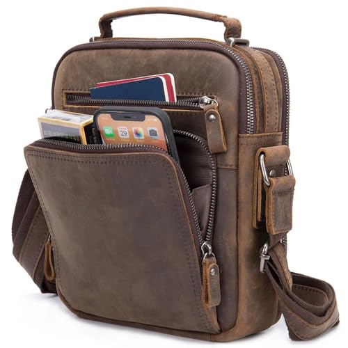 Image of Vintage Men's Satchel Crossbody Messenger Shoulder Bag Model 13