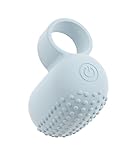 Beau Coeur Kiremo - handlicher Vibrator zur Masturbation, 10 abwechslungsreiche Vibrationsmodi, Flüsterleise, für Zuhause & Unterwegs, in Blau