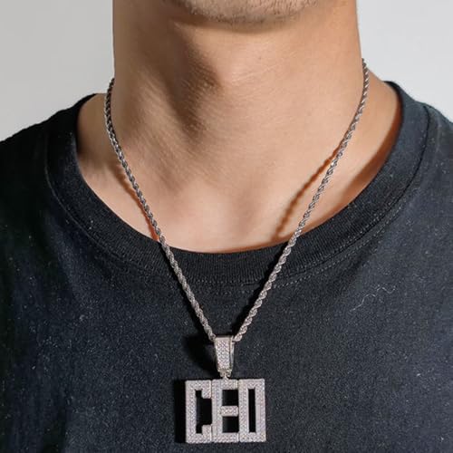 Custom Diamond Chain Iced Out Pendants for Men Name Plate Necklaces Custom Name Necklace for Men Women Cubic Zirconia Hip Hop Jewelry for Rappers Friends Lovers Family Gifts4