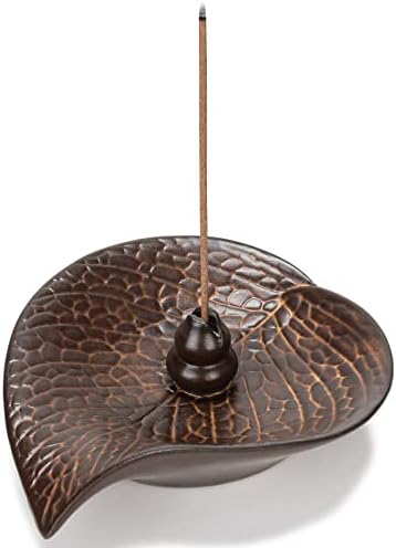 TangJiaJia Ceramics Incense Burner Holder for Sticks,Resin Incese Ash Tray,Home Decor Meditation Accessories