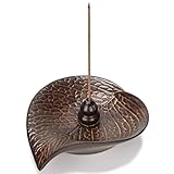 TangJiaJia Ceramics Incense Burner Holder for Sticks,Resin Incese Ash Tray,Home Decor Meditation Acc