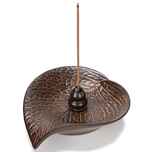 Tangjiajia Ceramics Incense Burner Holder For Sticks,Resin Incese Ash Tray,Home Decor Meditation Accessories #TOP24