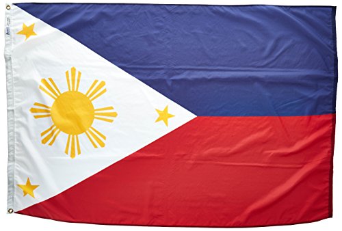 Annin Flagmakers Philippines Flag USA-Made to Official United Nations Design Specifications, 4 x 6 Feet (Model 196757)