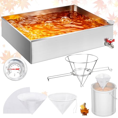 Reallnaive 36 x 24 x 6 Inch Maple Syrup Evaporator Pan