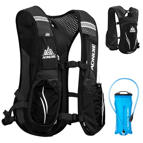Image of TRIWONDER Hydration Running Vest Backpack, Lightweight Water Pack for Men Women Hydration Backpack for Trail Race, Hiking, Cycling, Climbing, Camping, Jogging, Marathon