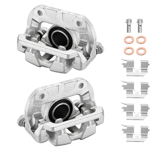 Image of BDFHYK 19-B2928A 19-B2929A Rear Disc Brake Caliper Assembly Compatible with Honda Ridgeline 2006 2007 2008 2009 2010 2011 2012 2013 2014 3.5L V6, GAS 2pcs