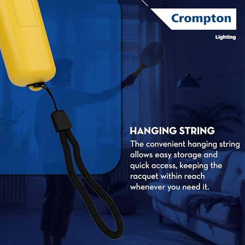 Image of Crompton Anti-Mosquito Racquet-ZAPPY-NEO | Mosquito Bat | Mosquito Killer | Rechargeable Mosquito Racket | Long Lasting Battery | 6 Months Warranty