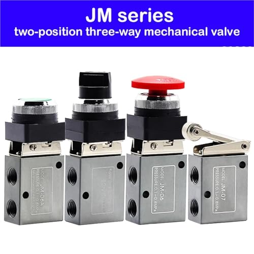 Vanne pneumatique à commande manuelle JM-06 vannes 3 voies - 4