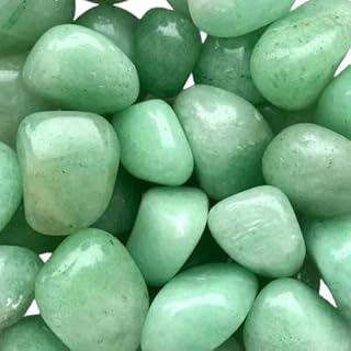 احجار افينتورين aventurine اخضر طبيعية خام مصقول غير منتظم الشكل متوسط وزن القطعة من 1 الى 2 جرام