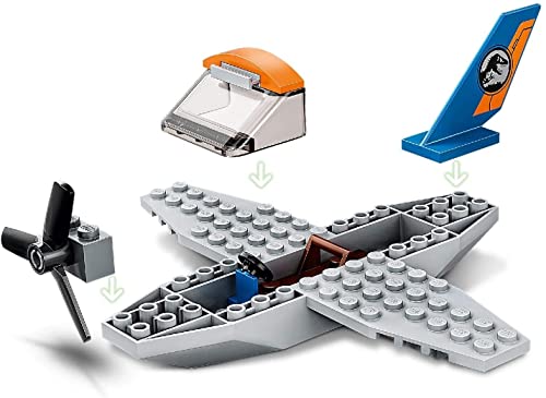 LEGO Jurassic World Vélociraptor : la mission de sauvetage en avion 75942 LEGO - vue 6