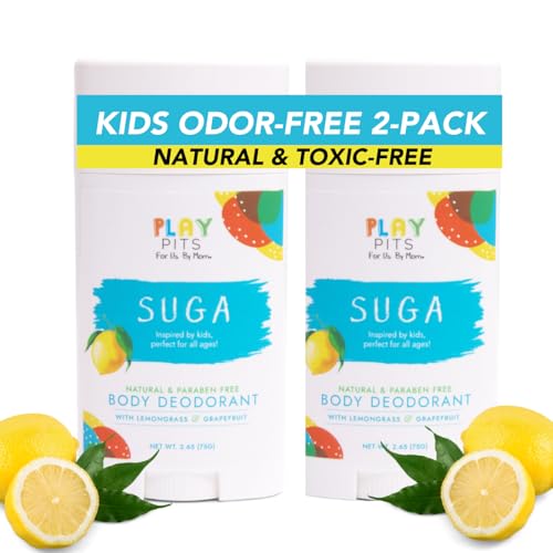 PLAY PITS - Natural Kids Deodorant - SUGA - 2.65oz - 2pk