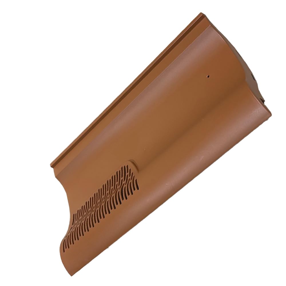 Eroofing Terracotta Ulti-Mate Single In-Line Pantile Vent With Built In Downpipe (Terracotta)