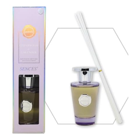 Sences Luxury Reed Diffuser with Cedarwood & Lavender Cover
