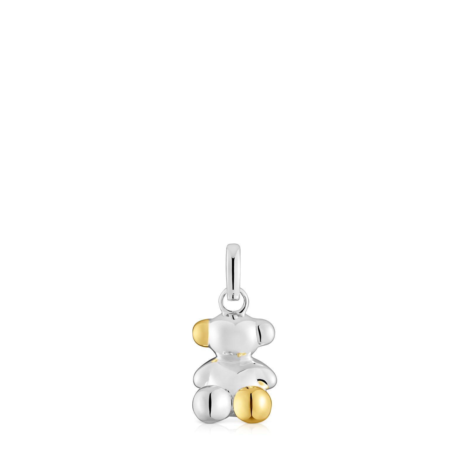 TOUS Colgante Oso Pequeño Bicolor para Mujer, Colección Bold Bear