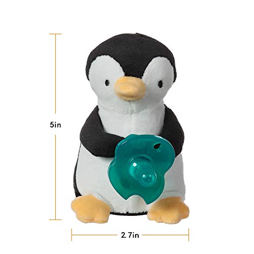 最安値 Apricot Lamb おしゃぶり 新生児 ぬいぐるみ ブラック ペンギン おしゃぶり付きぬいぐるみ おしゃぶりホルダー 座高12cm の価格比較