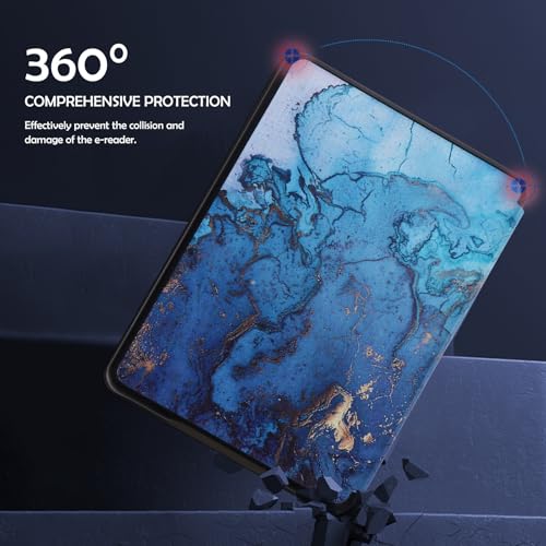 Protector para libro electrónico de cuero refinado Zerodeko carcasa duradera elegante 5